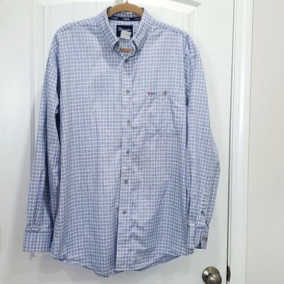 Wrangler Classic Mens long sleeve Shirt, Size Large - Picture 1 of 4